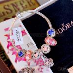AAA Replica Pandora Heart Charm Bracelet For Women